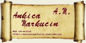 Ankica Markučin vizit kartica